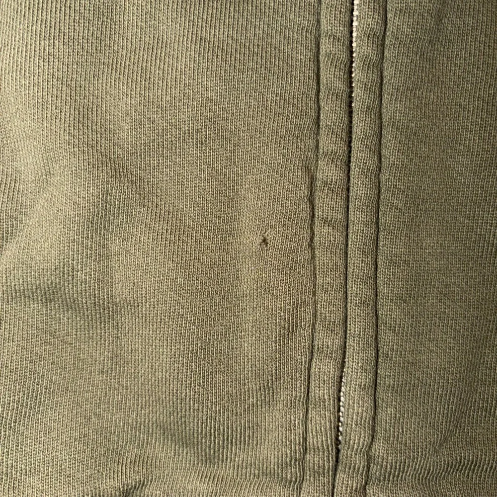 Levis Mens XXL Full‎ Zip Hoodie Olive Green Red Tab Logo Fleece Sweatshirt